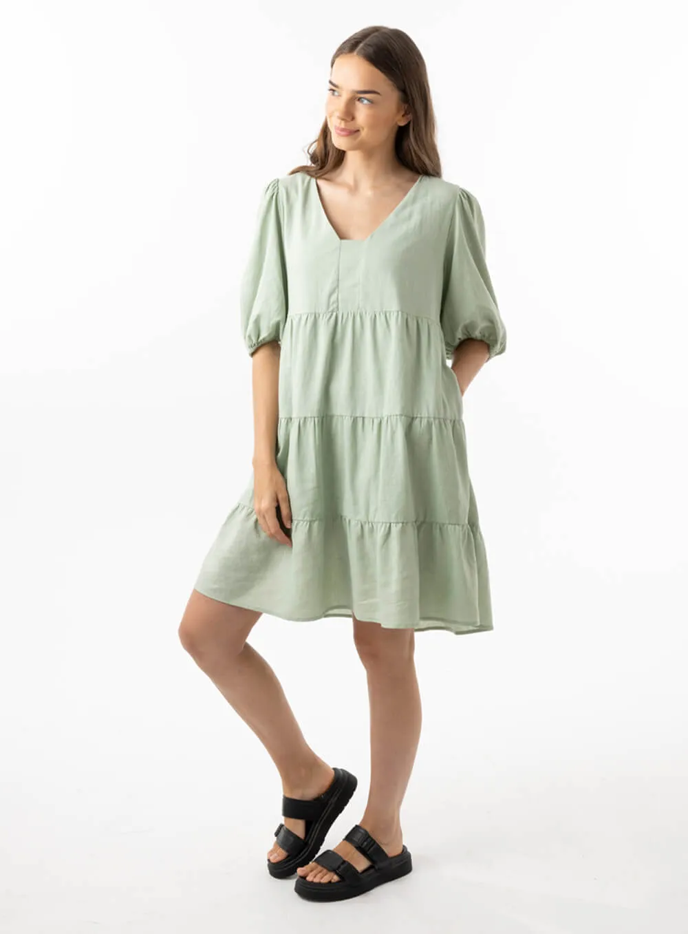 Eleanor Dress-SAGE