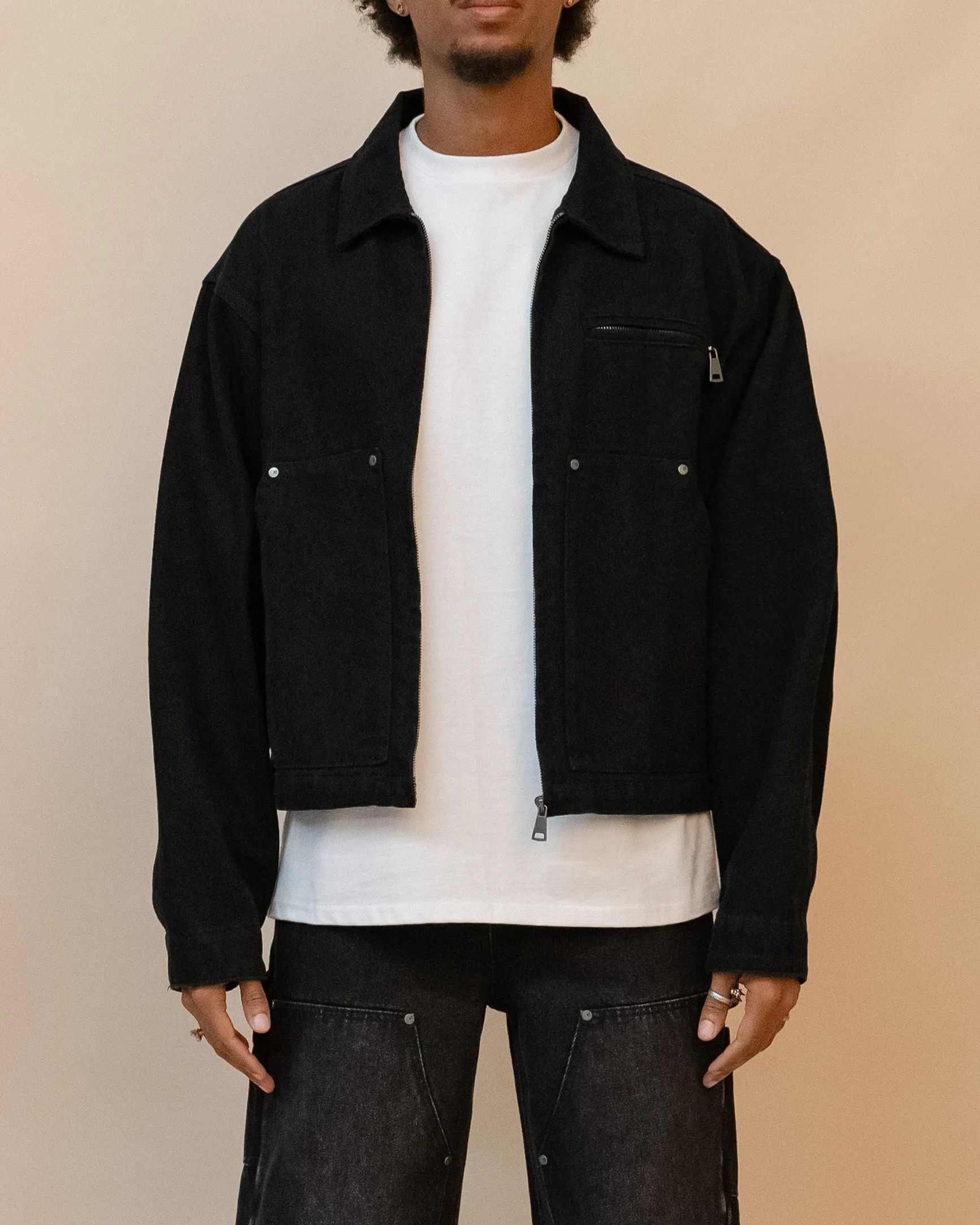 EPTM TUFF TWILL JACKET - BLACK