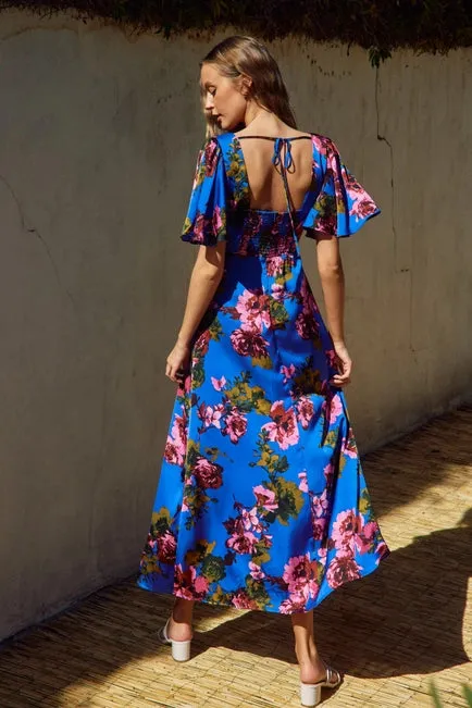 Essence Midnight Floral Maxi Dress