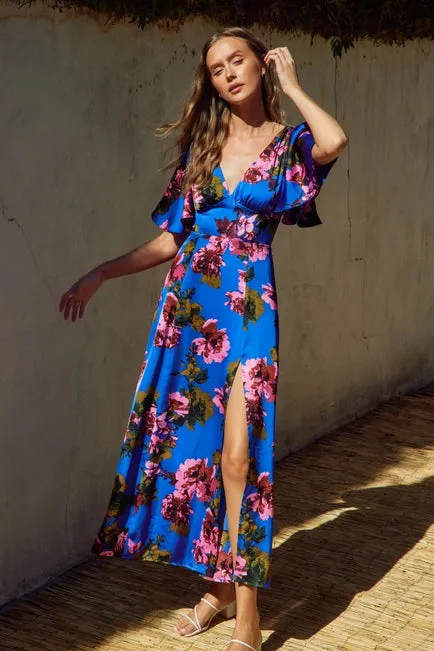 Essence Midnight Floral Maxi Dress