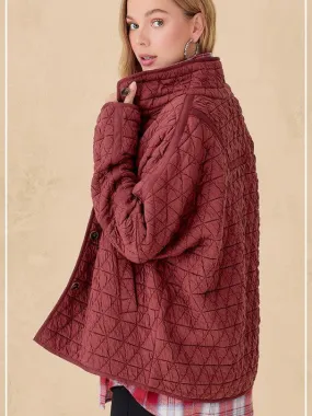 Falling for Fall Soft Quilted Jacket