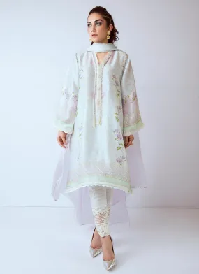 Firozeh Luxe Raw Silk Shirt And Dupatta