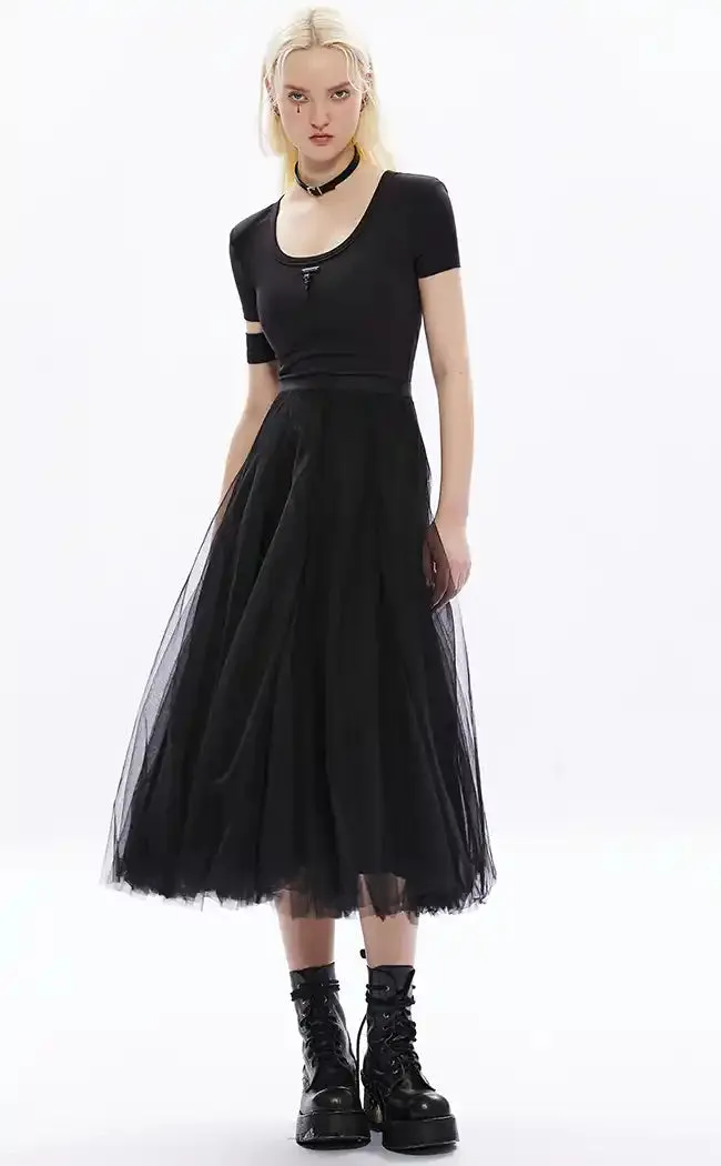 Forest Fae Tulle Skirt | Black