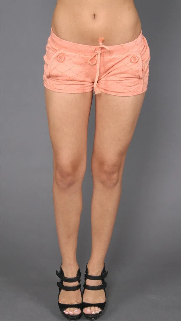 Frankie B. Argyle "F" Shorts Orange