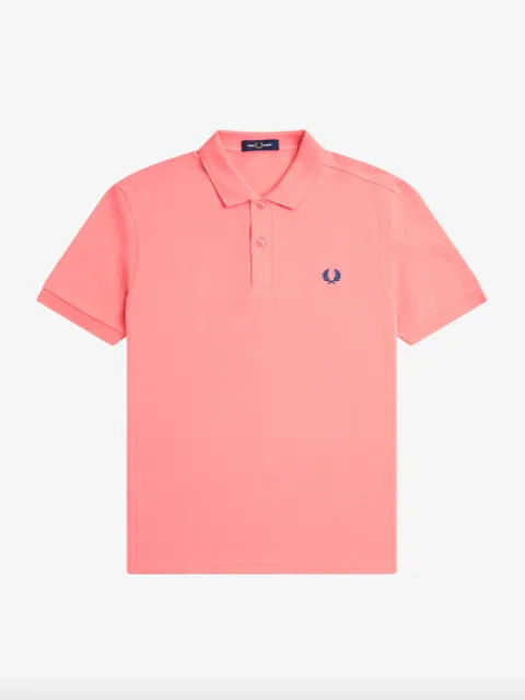 Fred Perry One Colour Shirt/Coral Heat - HS24 SALE