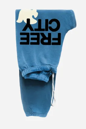 Free City Large Sweatpant in Blue Sound