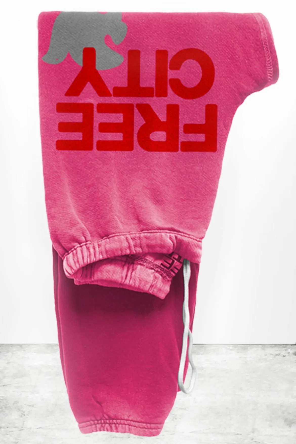 FREECITY Large Sweatpant in Pink Plant Silver