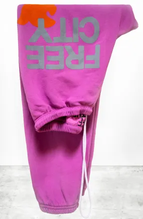 FREECITYlarge sweatpant - pink juice