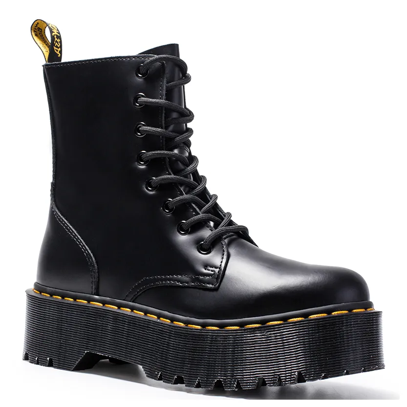 Funki Buys | Boots | Women's Men's Leather High-Top Zip Boots