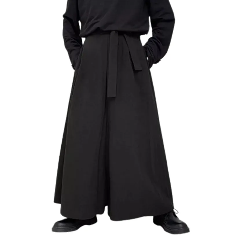 Funki Buys | Skirts | Men's Japanese Style Wide Leg Skirt Pants