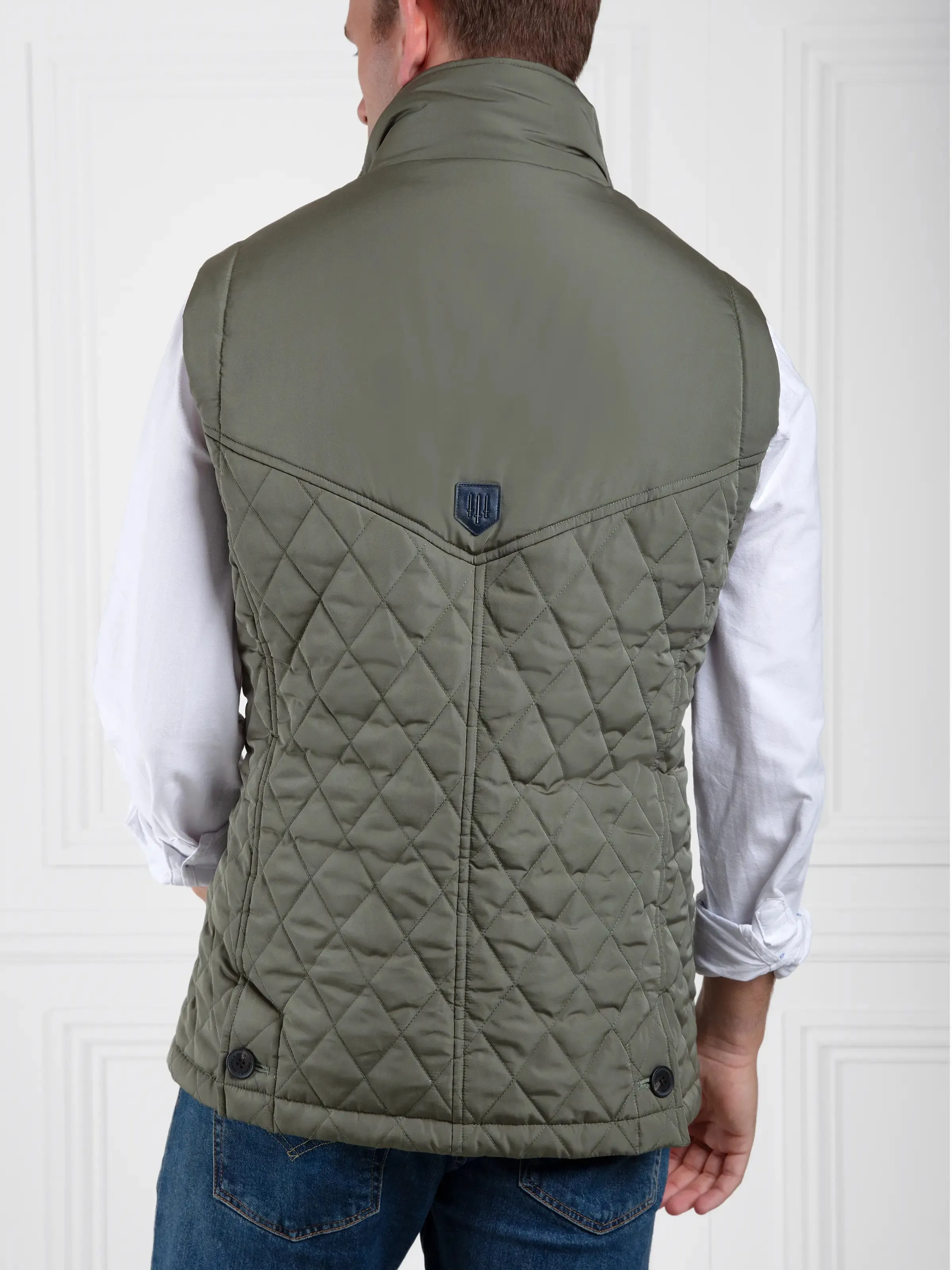 George Quilted Gilet - Sage