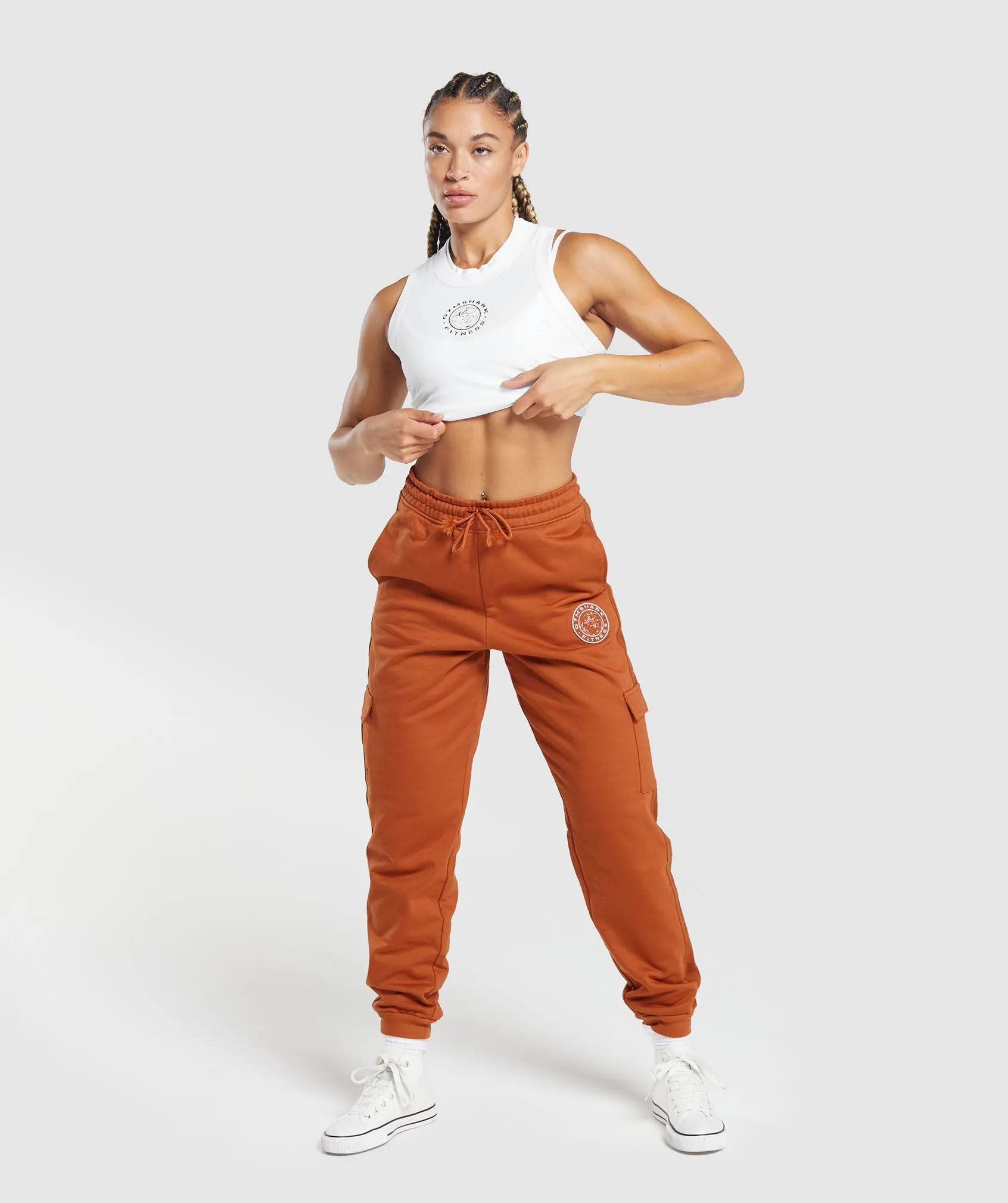 Gymshark Legacy Joggers - Nutmeg Orange