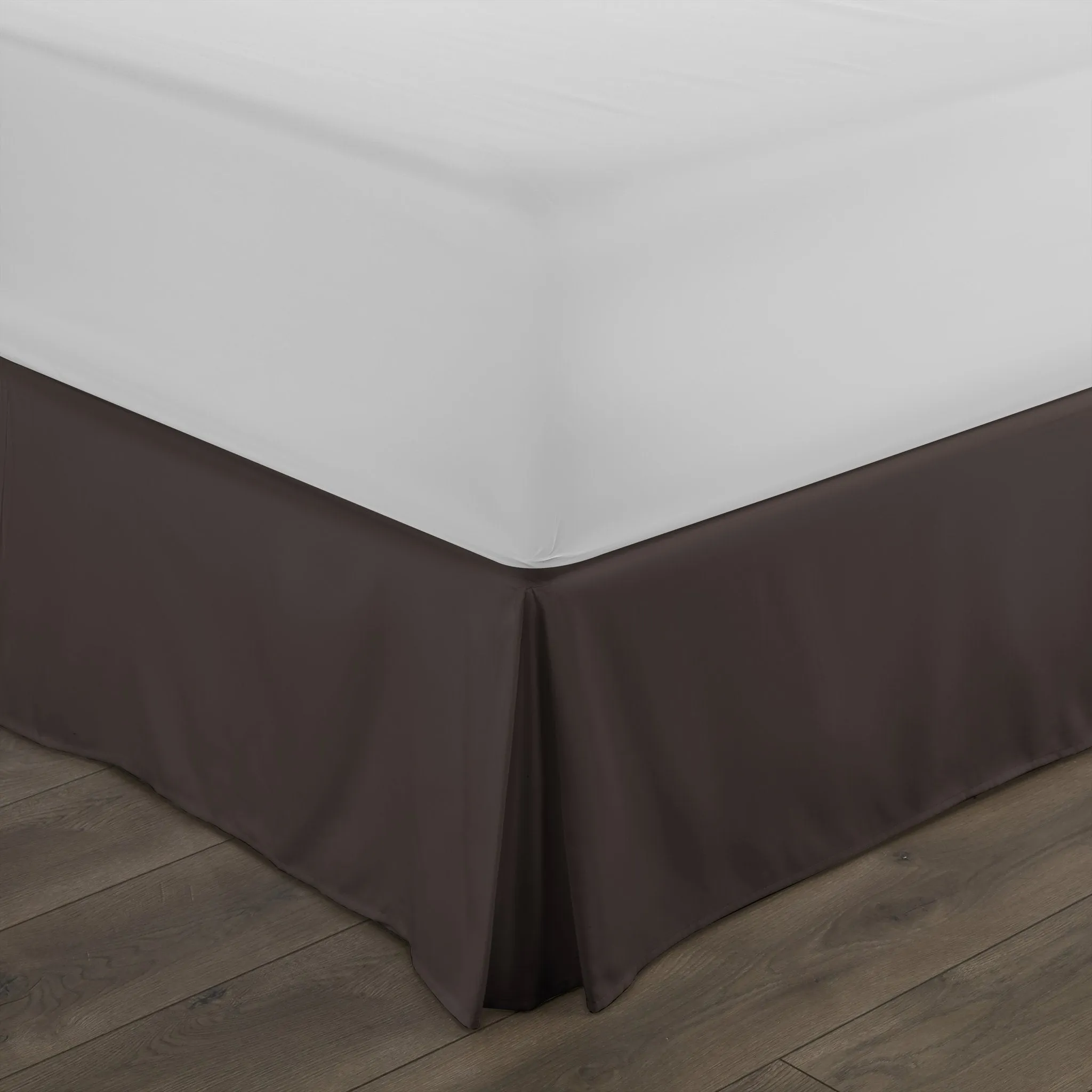 Hypoallergenic Pleated Premium Solid Bed Skirt