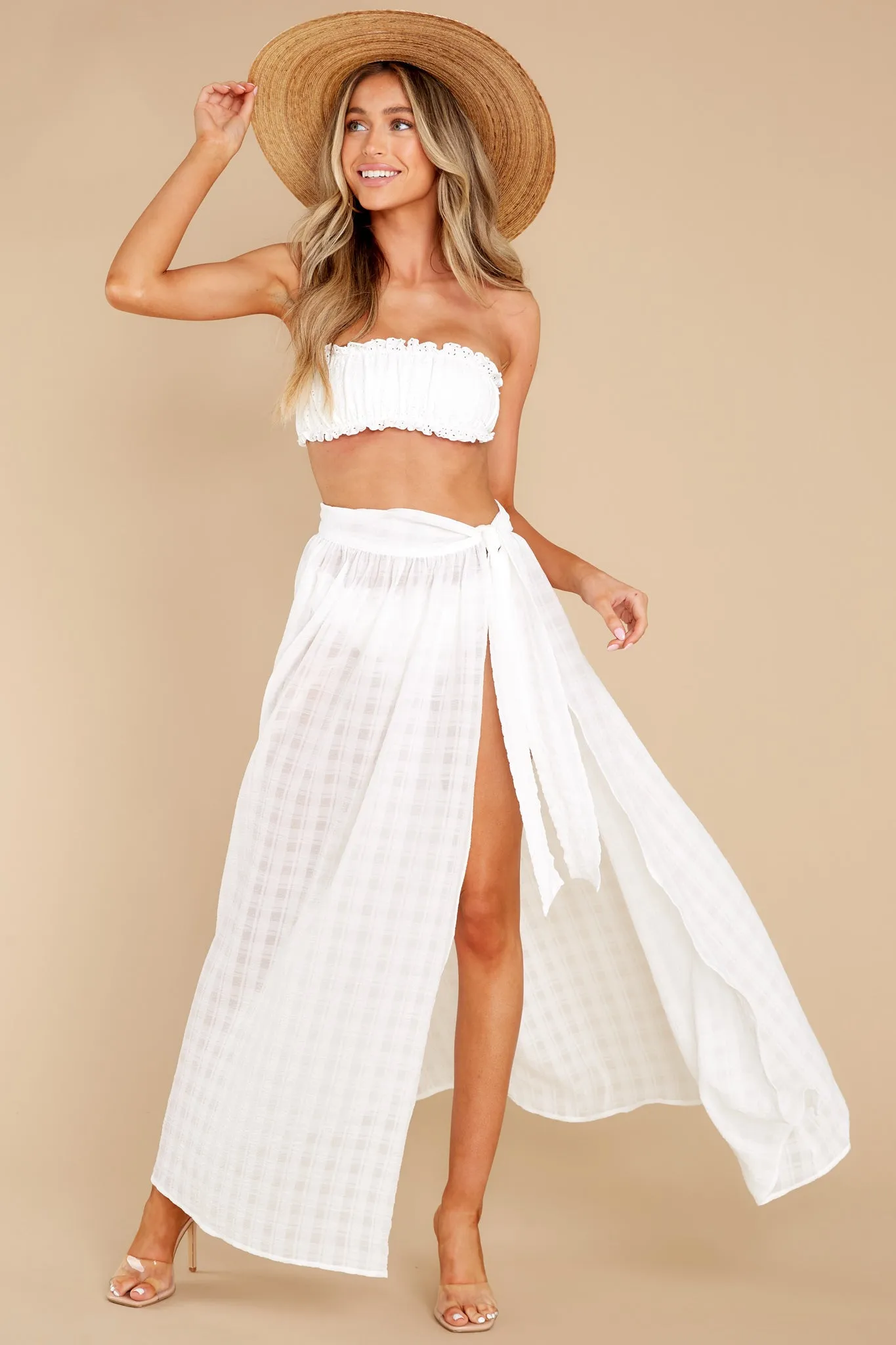 Inglis White Skirt