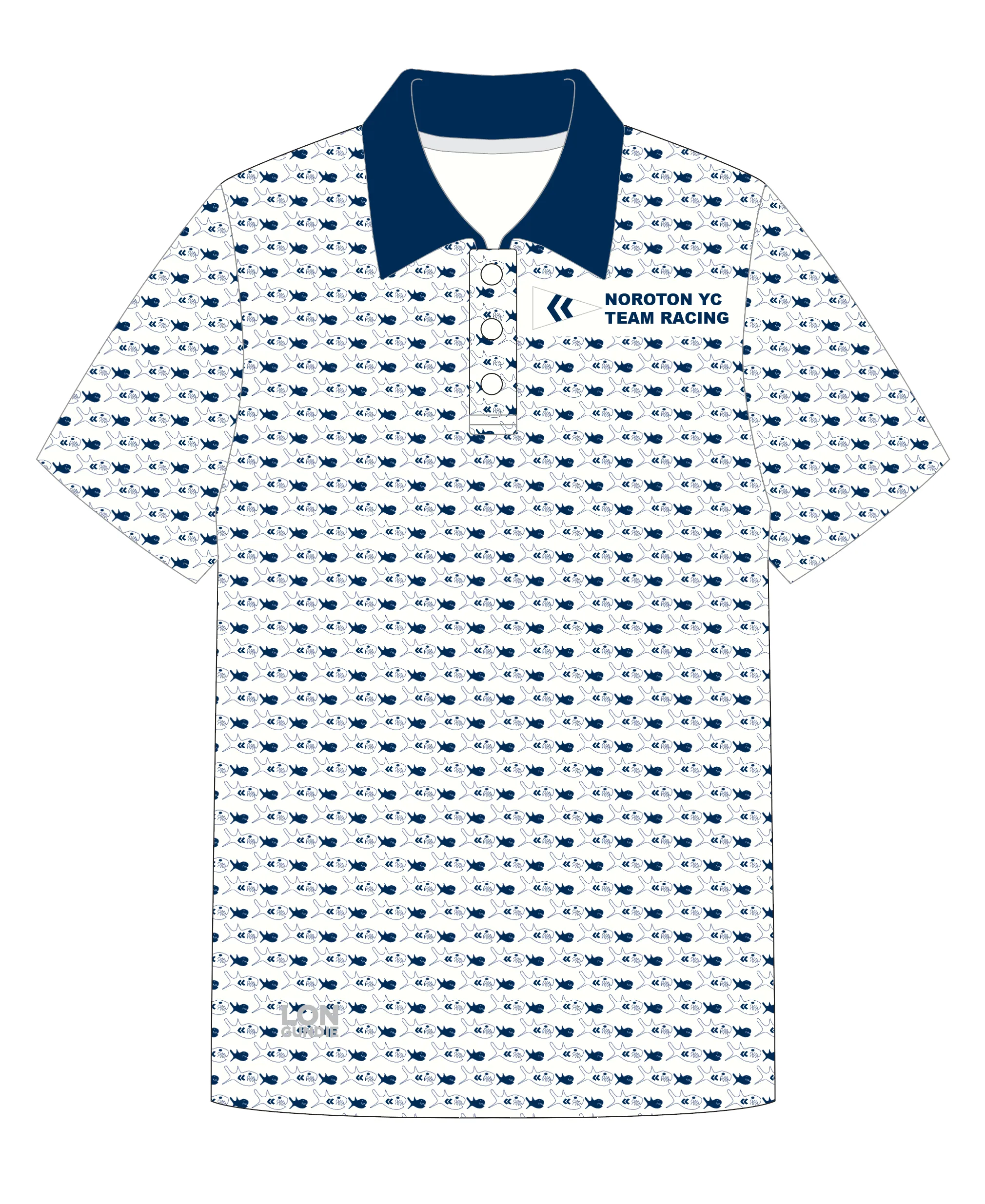 JR POLO SHIRT TOP SHORT SLEEVE BLUE | NOROTON YC