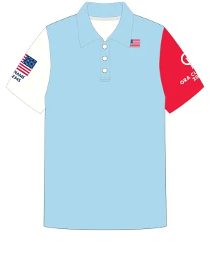 JR POLO SHIRT TOP SHORT SLEEVE LT BLUE | USODA ORA CUP | PSNLZ'D