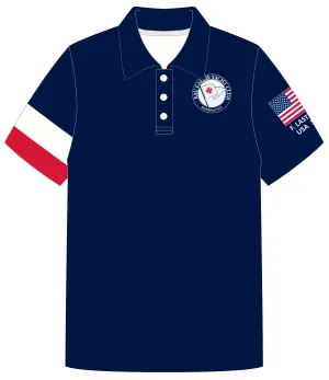 JR POLO SHIRT TOP SHORT SLEEVE NAVY | EAU GALLIE YACHT CLUB | PSNLZ'D