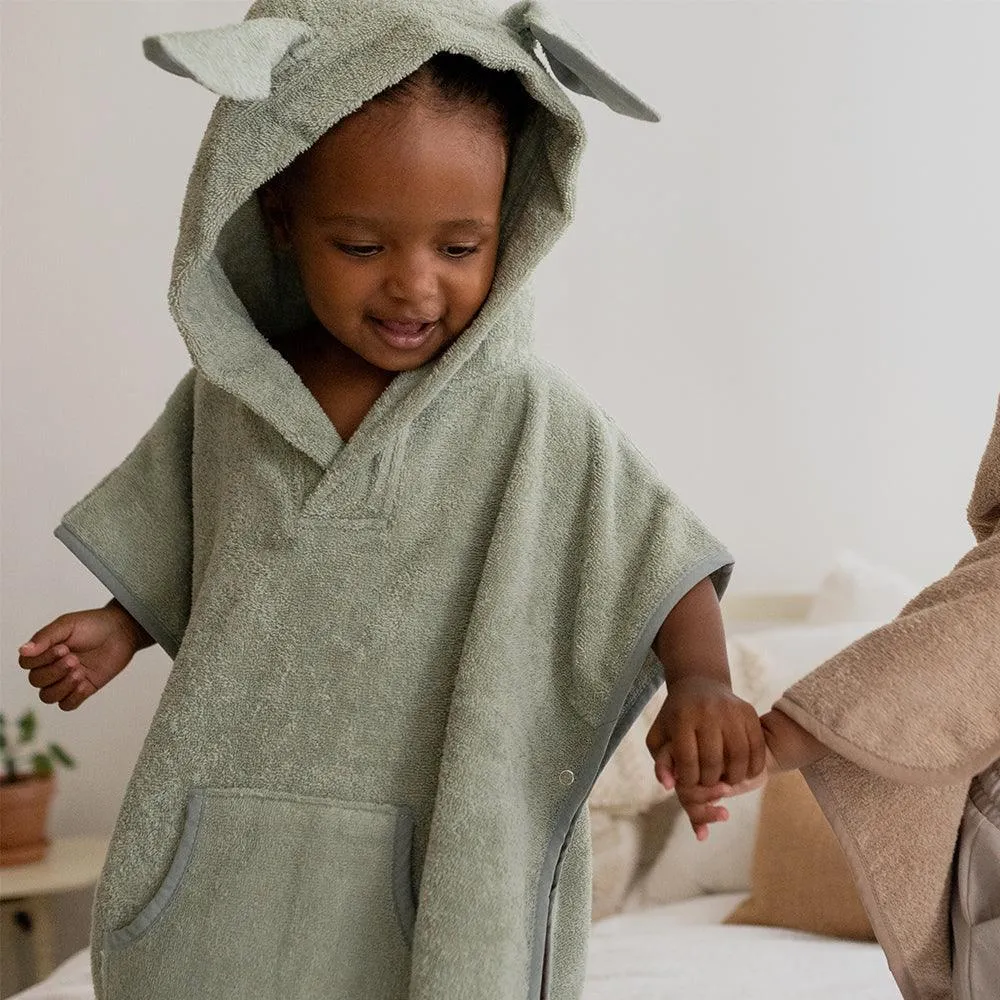 Kangaroo Poncho Toddler - Sage