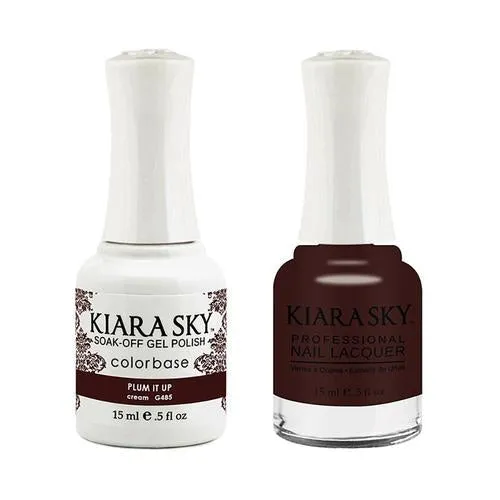 Kiara Sky Classic Gel & Polish Duo - #485 Plum It Up