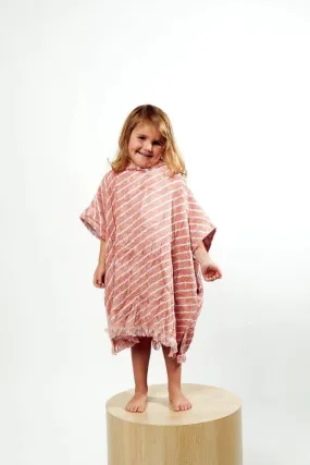 Kids Beach/Bath Bamboo Poncho - Clay