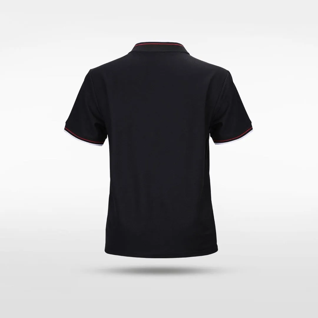 Kids Stand Collar Polo Shirt