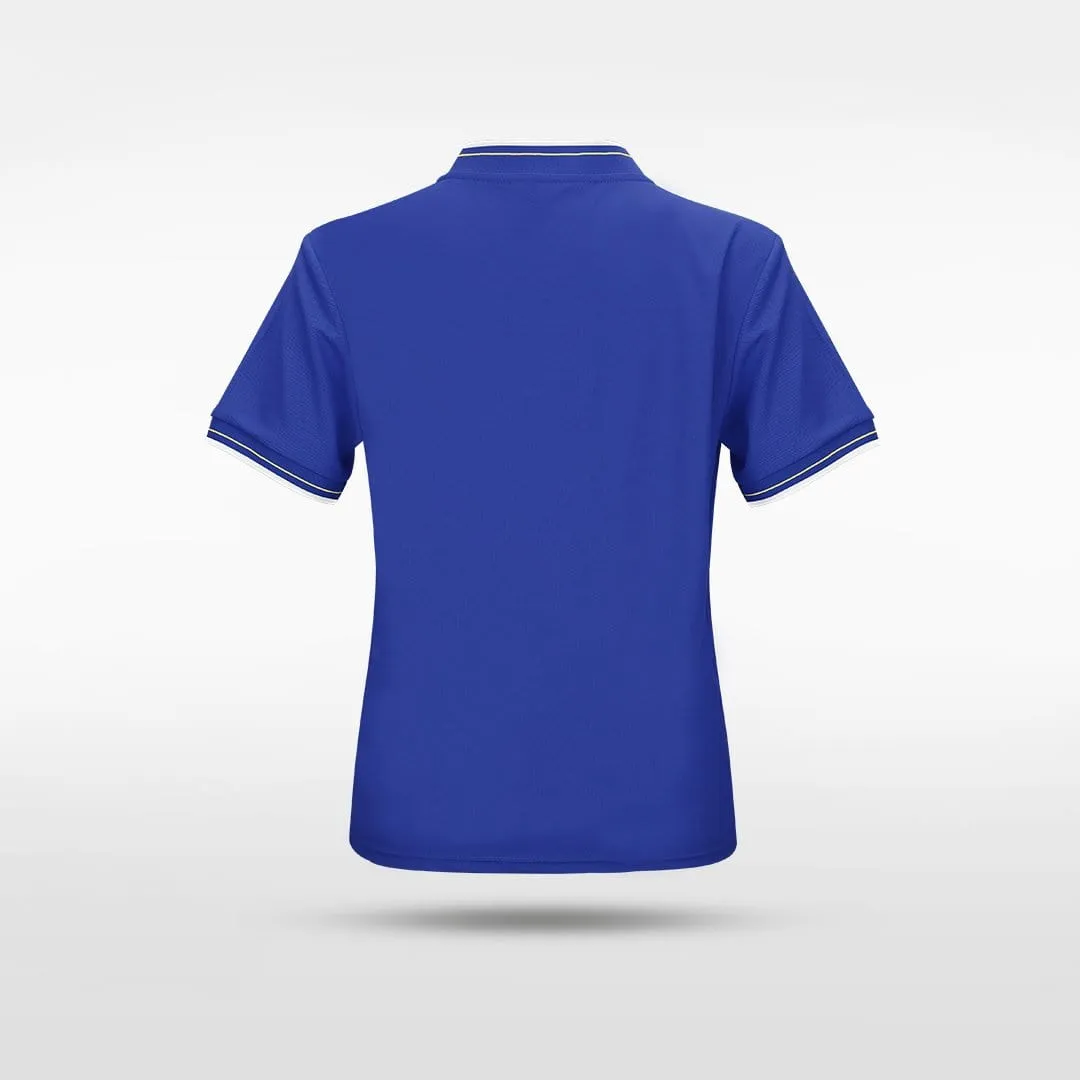 Kids Stand Collar Polo Shirt