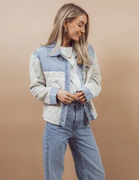 Lauren Quilted Denim Jacket