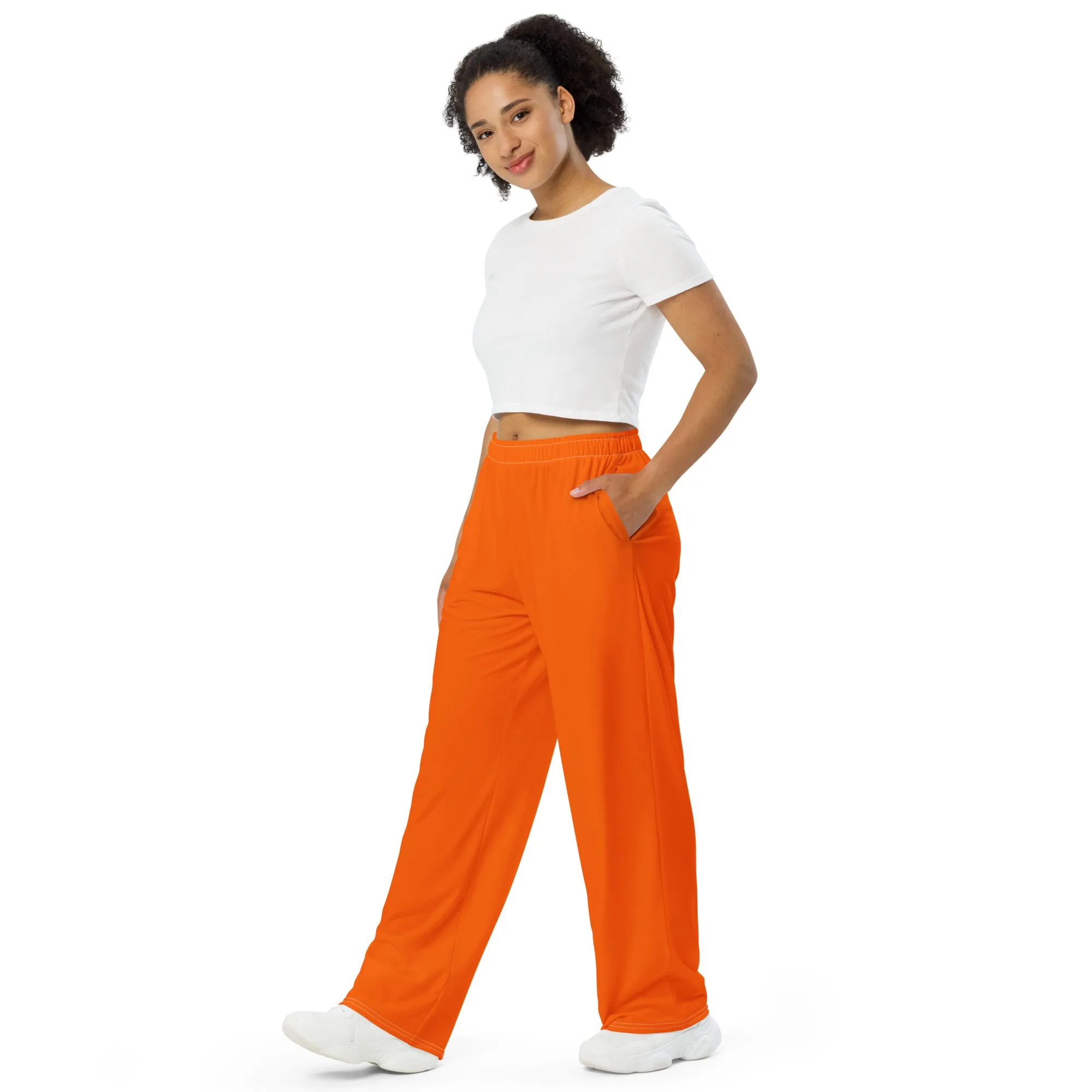 Life League Gear - High Viz Orange - Unisex - Wide-Leg Pants