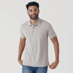 Light Gray Short Sleeve Polo