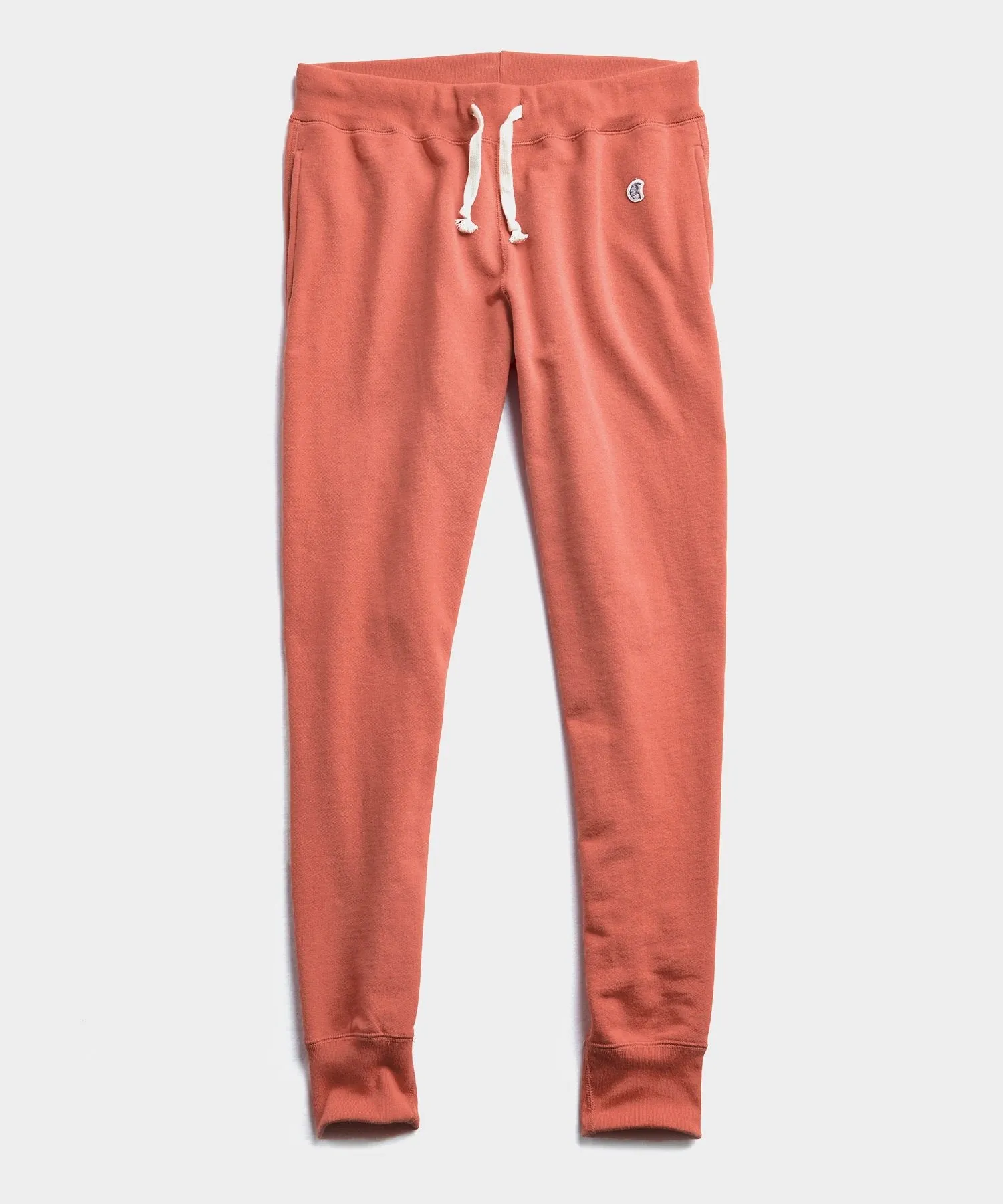 Lightweight Slim Jogger Sweatpant in Orange Russet