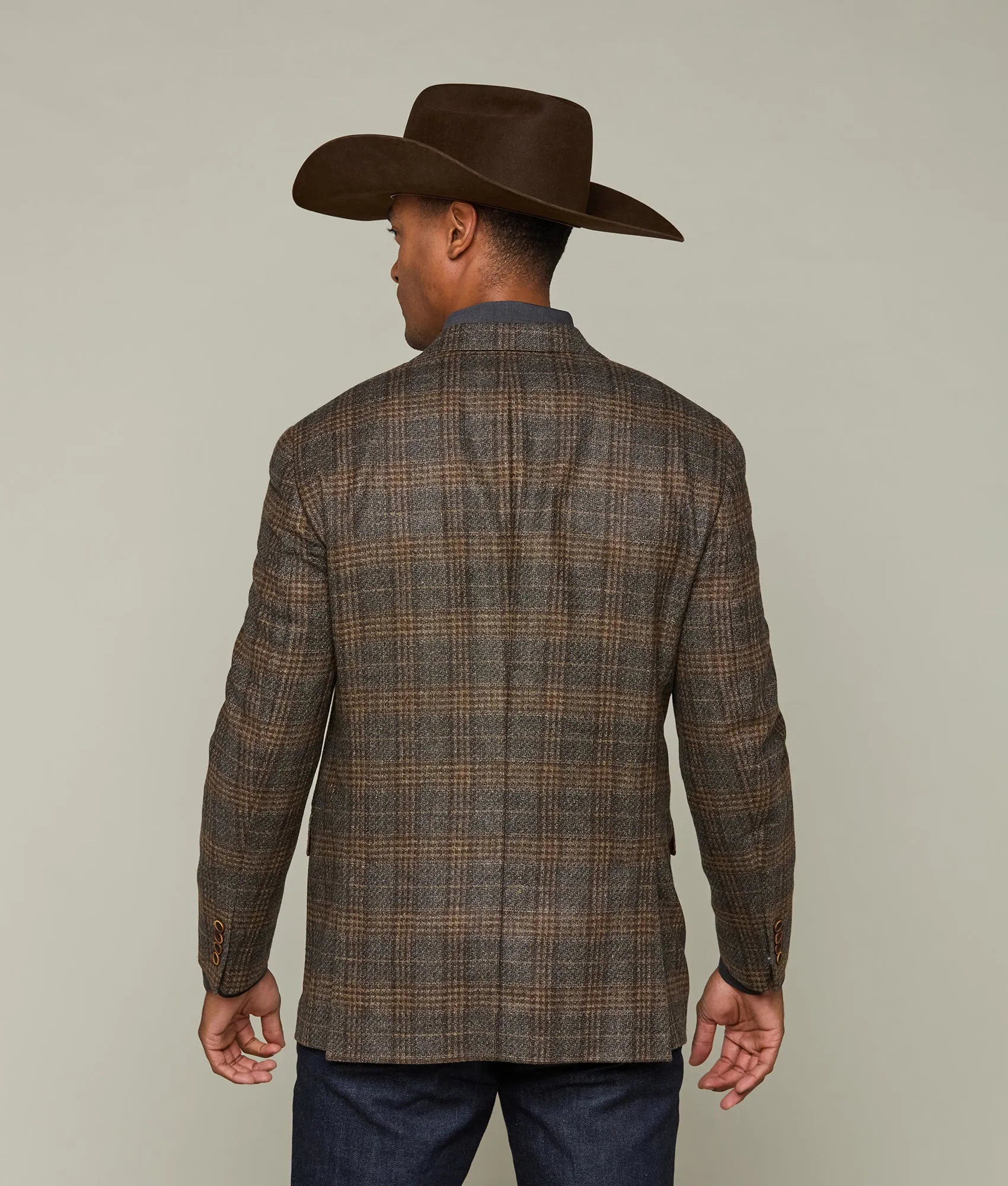 Lucchese Sport Coat :: Black/Brown