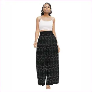 Mandala Womens High Waist Wide Leg Trousers