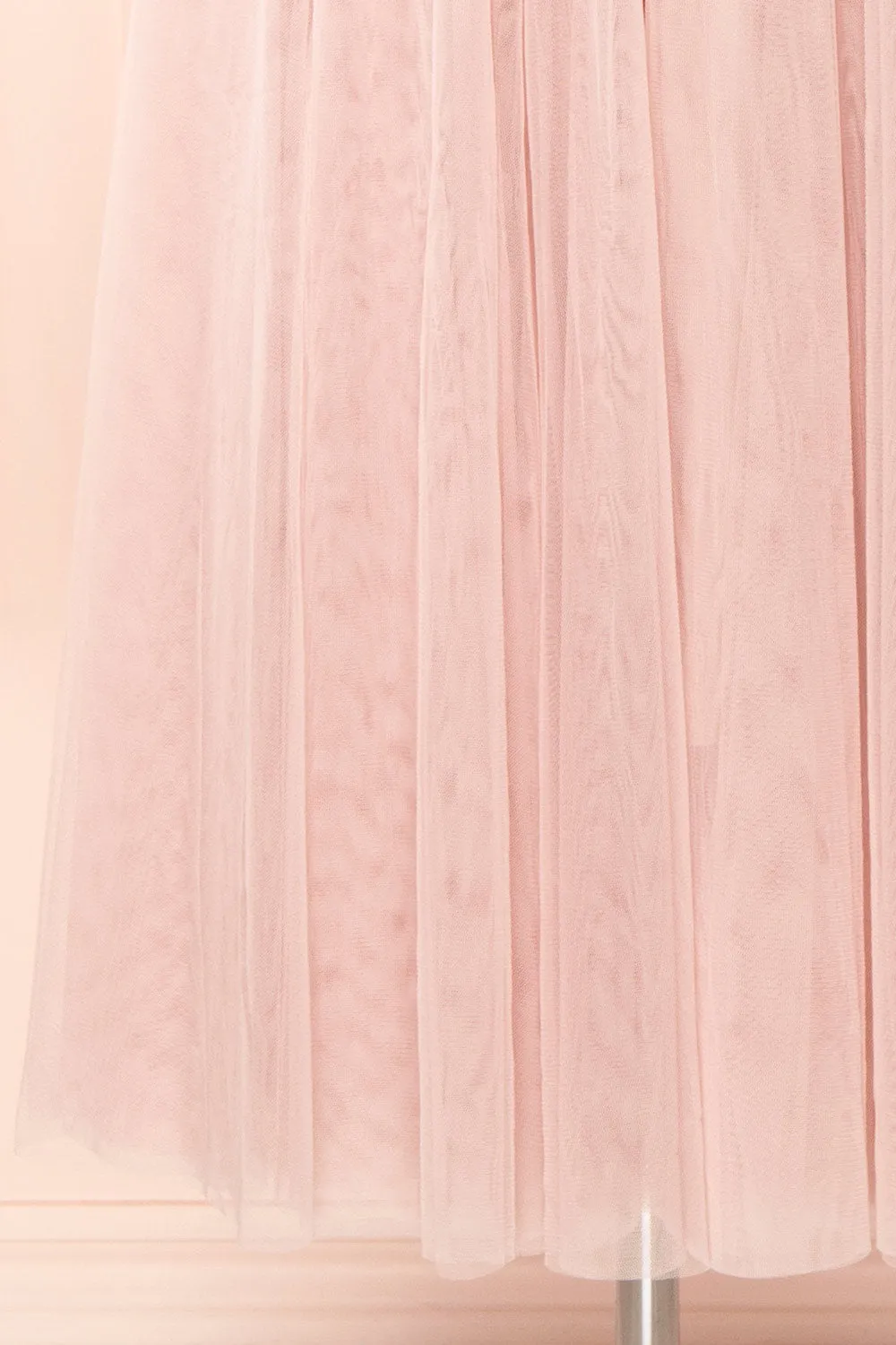 Manitou Pink | A-line Midi Tulle Skirt