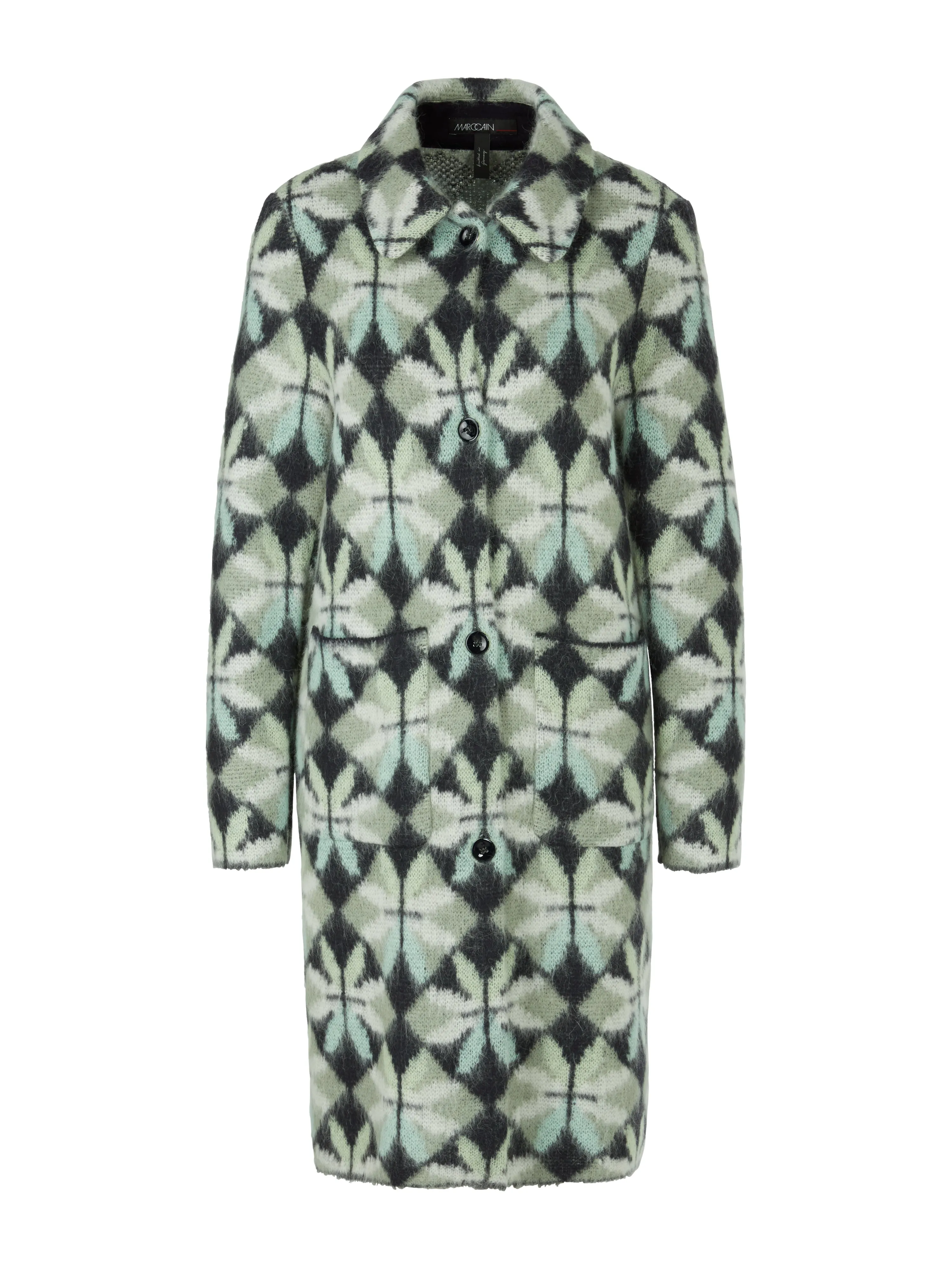 MARC CAIN Sage Patterned Coat