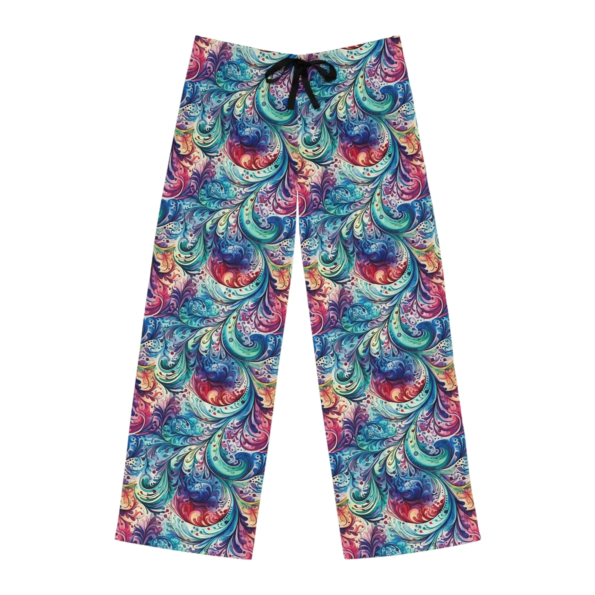 Men's Pajama Pants, Paisley, Sleepwear Bottoms