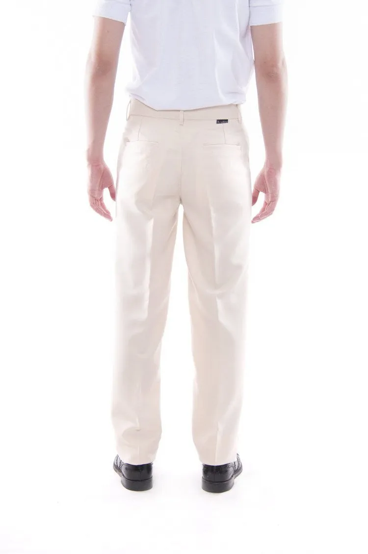 MP03 - PRE-ORDER - Men's Regular Fit Wool Slacks Beige