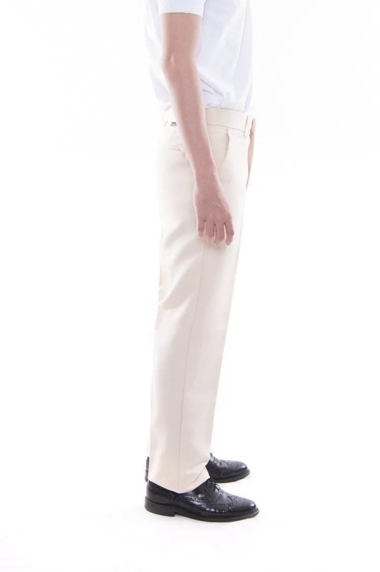 MP03 - PRE-ORDER - Men's Regular Fit Wool Slacks Beige