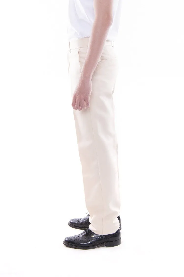 MP03 - PRE-ORDER - Men's Regular Fit Wool Slacks Beige