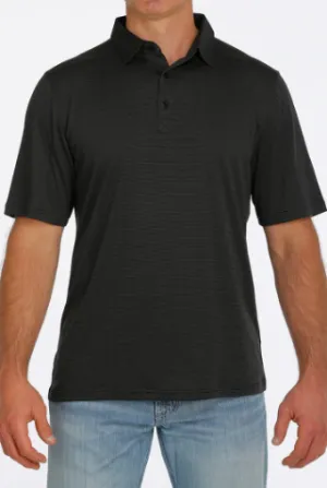 MTK1863017- Cinch Men's Arena Flex Polo Shirt Black