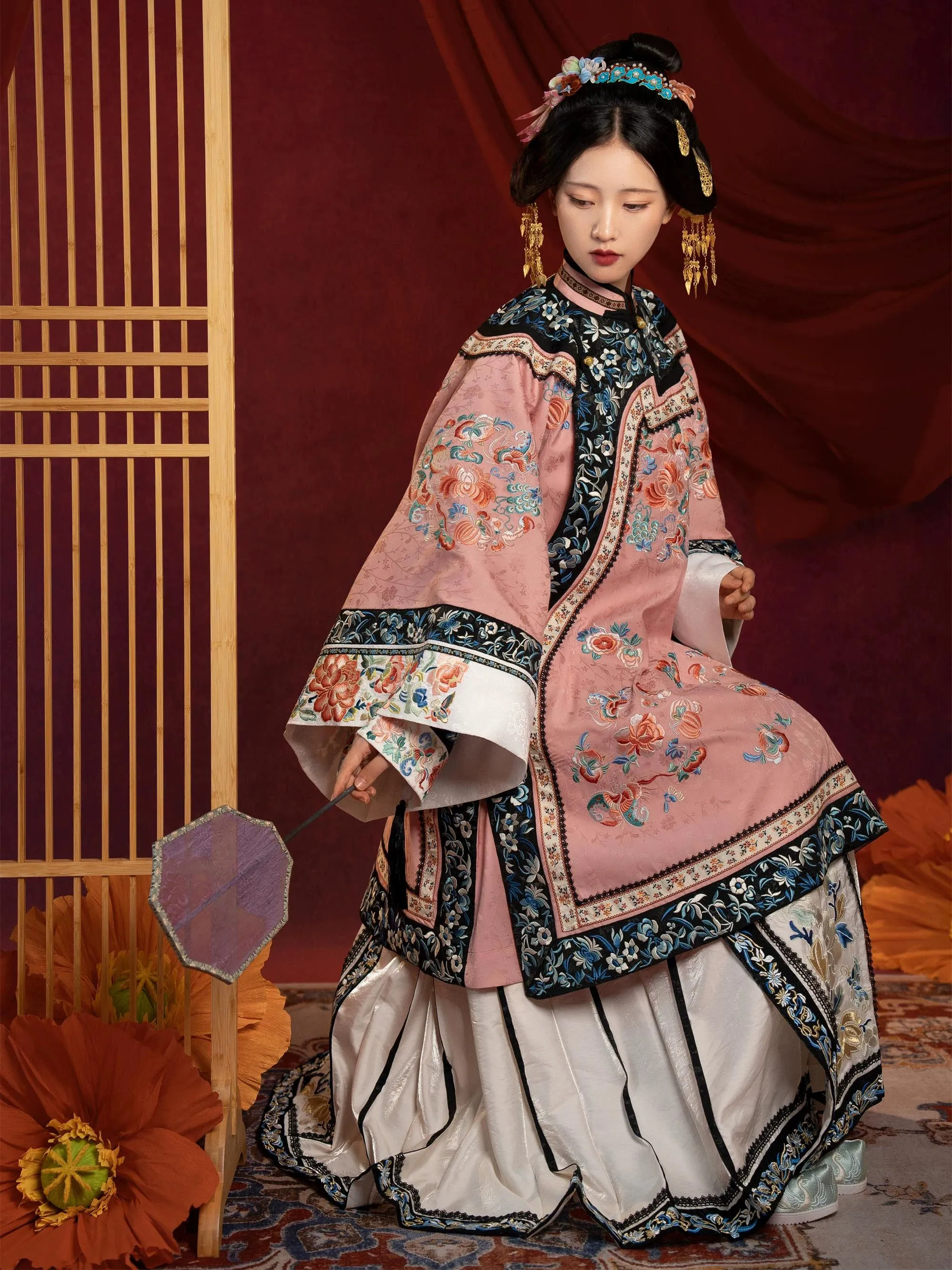 Nanya 南雅 Peony Qing Han Embroidered Set