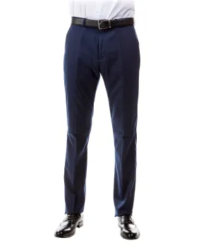 Navy Suit Separates Solid Men's Pants