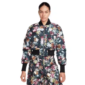 Nike Sportswear Tech Pack Therma-FIT Oversized Reversible Floral Bomber Jacket - Women's