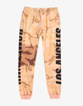 Orange Camo LA Joggers