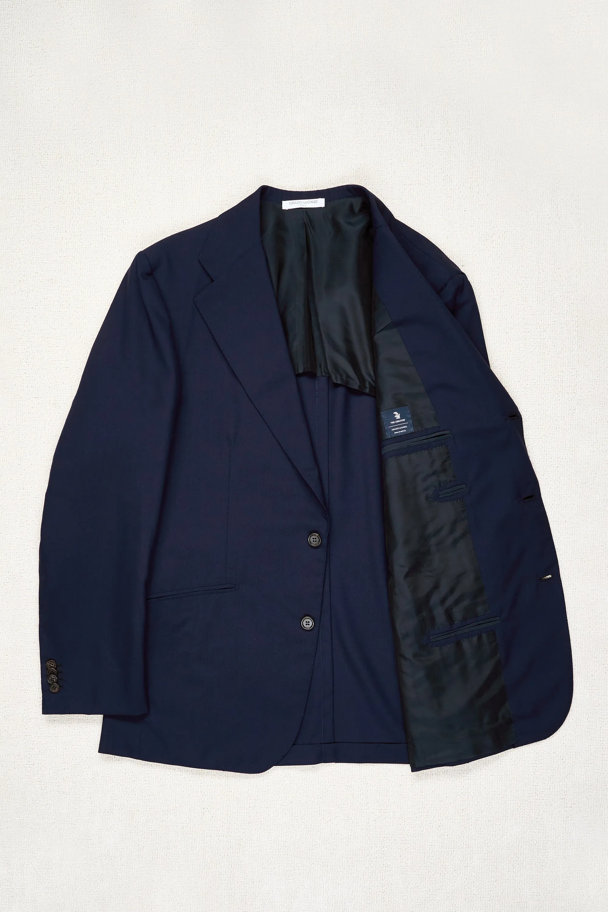 Orazio Luciano Navy Wool Sport Coat MTM