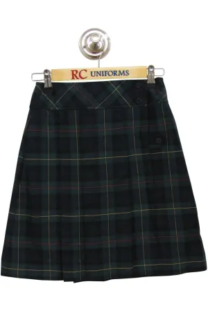 Plaid 832 Mock Wrap Skirt