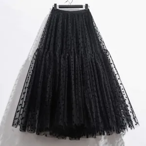 Pre Order:  Polka Dot Tulle Skirt