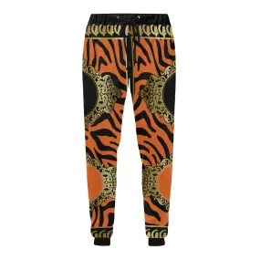 PRIVILEGE ORANGE Men's All Over Print Sweatpants