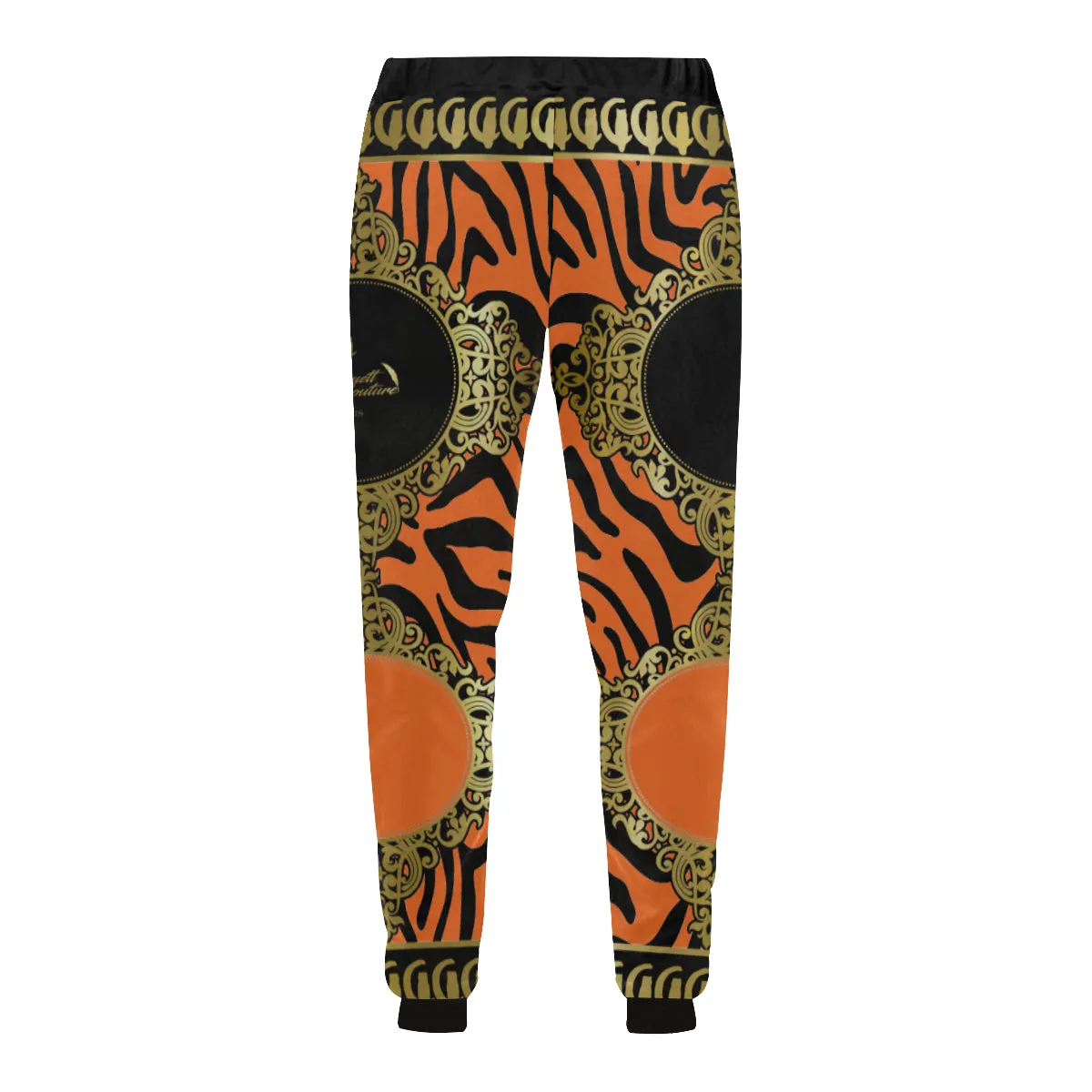 PRIVILEGE ORANGE Men's All Over Print Sweatpants