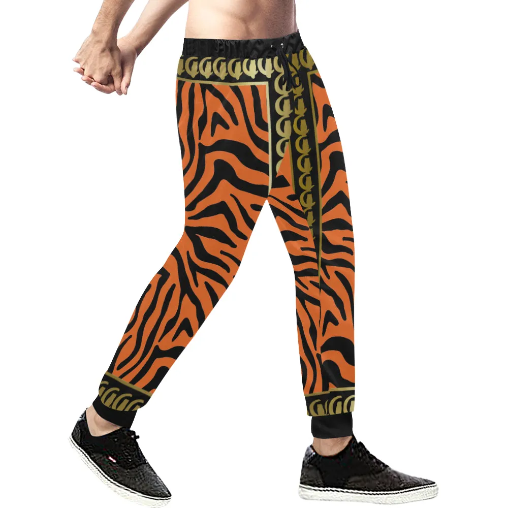 PRIVILEGE Z ORANGE Men's All Over Print Sweatpants