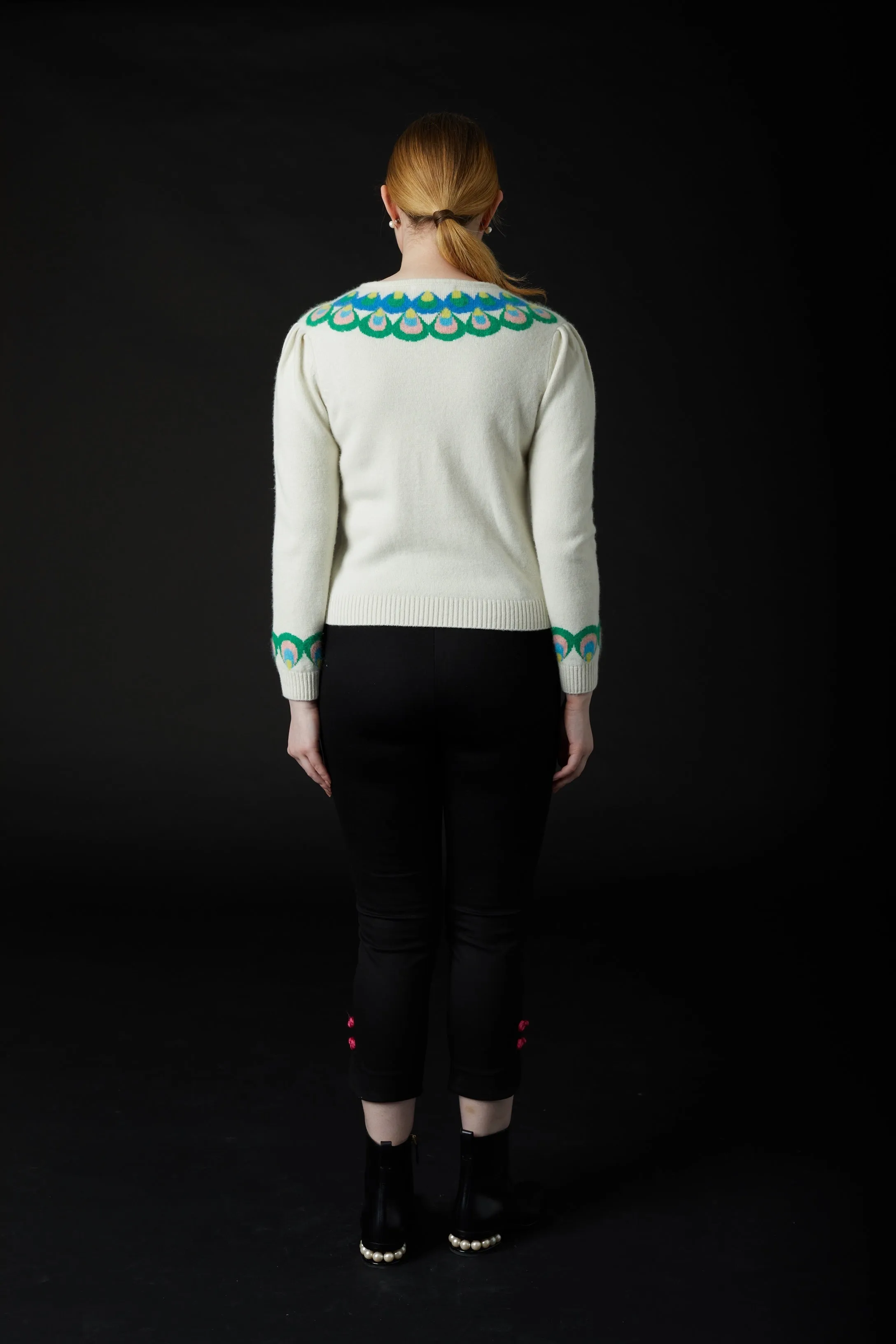 Qiaochu Cashmere Jumper White